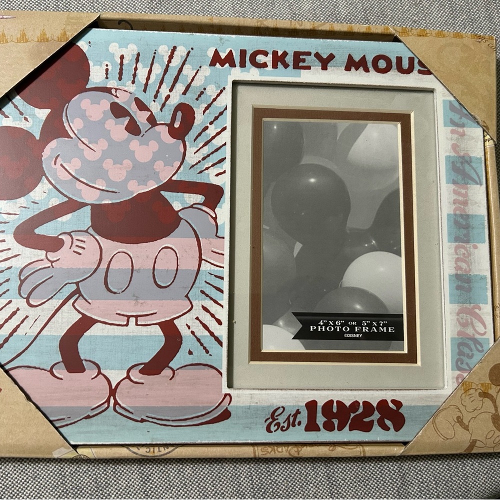 Disney Mickey Mouse Photo Frame - Blue and Red